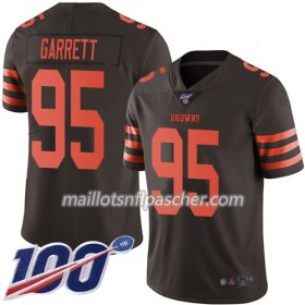 Maillot Cleveland Browns Myles Garrett 95 Nike Brown 100th - Homme